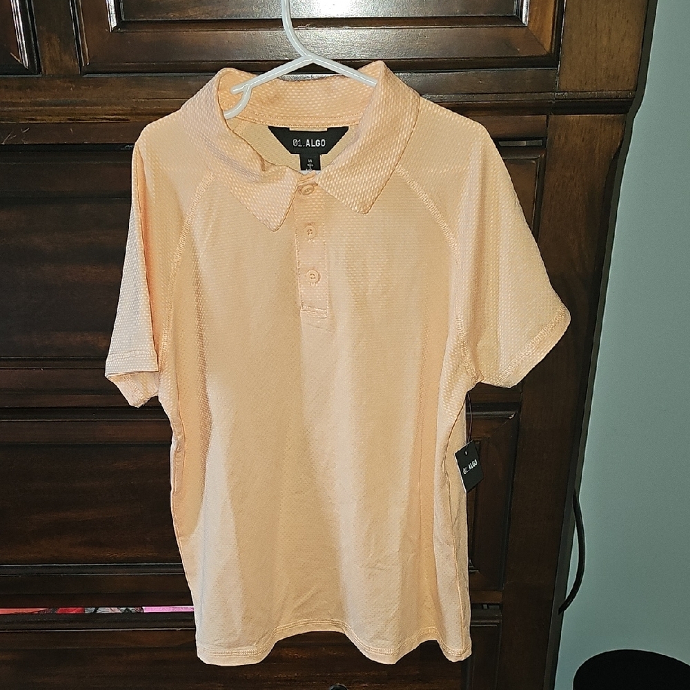 Kids Peach Polo Shirt